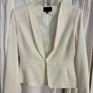 Cynthia Rowley White Suit Jacket